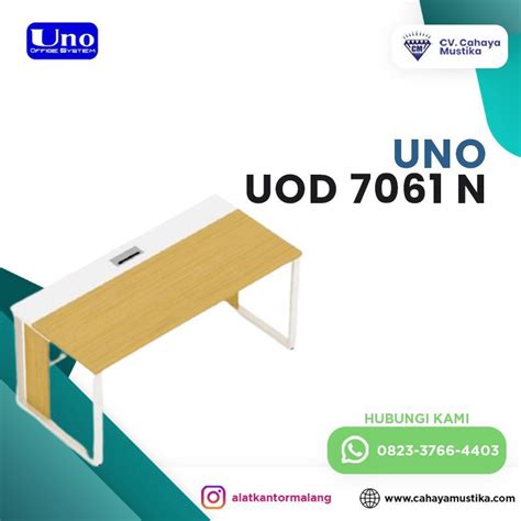 Meja Kantor UNO NEW MODERN UOD 7061 N 120 X 60 X 75 Cm