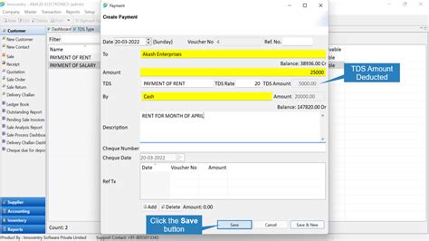 How To Deduct TDS During Payment Receipt Innoventry Software