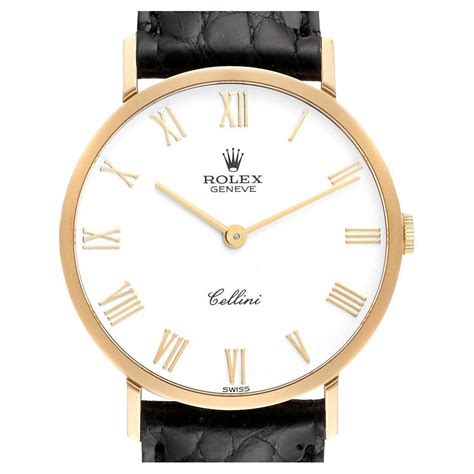 Rolex Cellini Pocket Watch Yellow Gold Bronze Dial 3718 Manual Wind