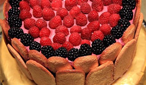 Italian Genoese Sponge Cake With Wild Blackberry Heirloom Frosting