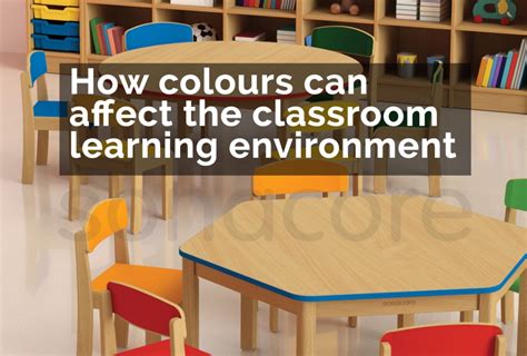 How Colours Can Affect The Classroom Learning Environment Sonacore