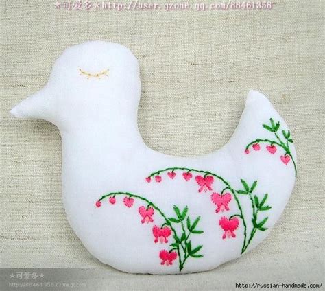 Игрушки с вышивкой. Идеи - Russian-Handmade.com