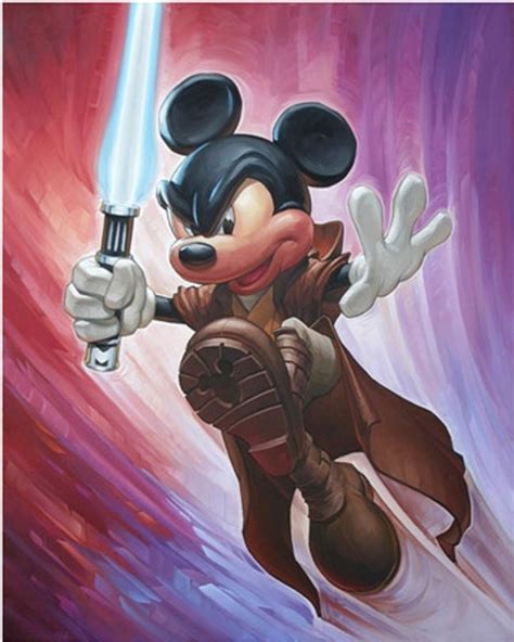 Star Wars Disney Mash Up Illustrations Collection