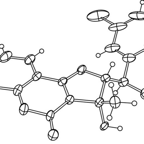 Structure of the molecule of... | Download Scientific Diagram