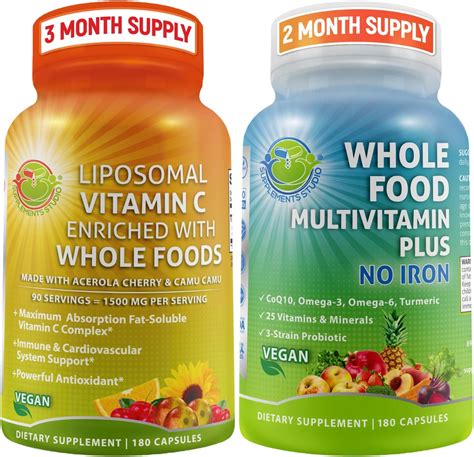 Amazon Liposomal Vitamin C 1500mg Capsules Made With Organic