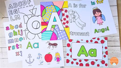 Printable Letters of the Alphabet Coloring Pages for Kids - Taming ...