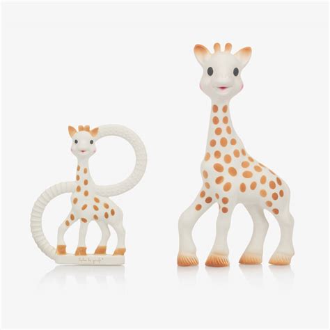 Sophie La Girafe Sophie Rubber Teething Toy T Set Childrensalon