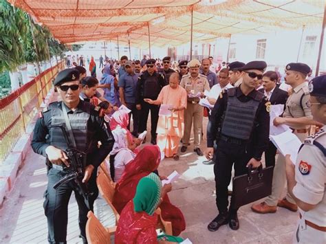 Up Cm Yogi Holds Janata Darshan For 3rd Day In Row At Gorakhpur