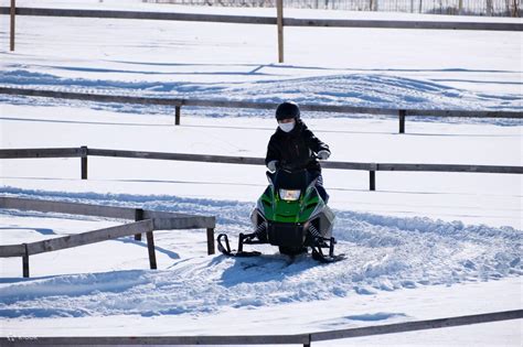 Winter ATV (all terrain vehicle) and snowmobile experience (Hokkaido ...