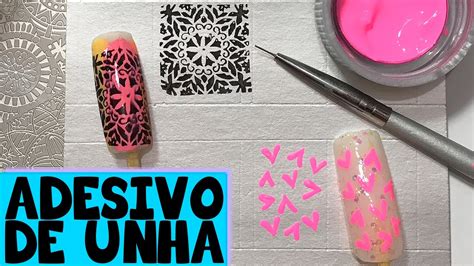 Como Fazer Adesivo De Unha Modelos Tutorial Unhas Da Lal Youtube