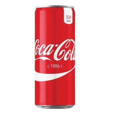 Газированный напиток Coca-Cola, 330 мл., жестяная банка купить оптом по ...