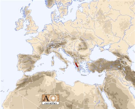 Europe Atlas: the Mountains of Europe and Mediterranean Basin - Pindus