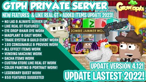 BEST GROWTOPIA PRIVATE SERVER TERBARU 2023 30 ONLINE LIKE REAL GT