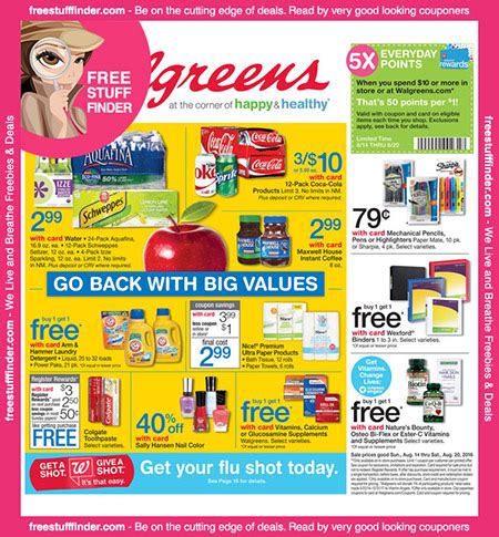 HOT Walgreens Ad Preview Week 8 14 8 20 Free Stuff Finder