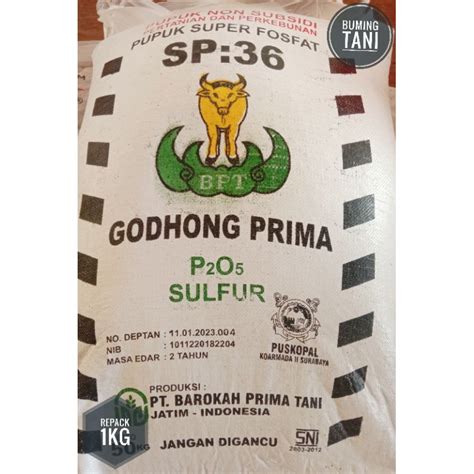 Jual Pupuk Sp Godong Prima Repack Kg Shopee Indonesia