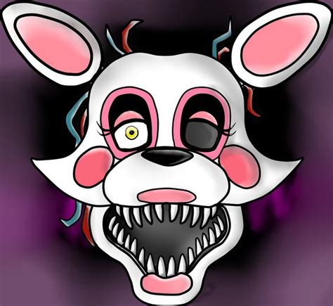 How To Draw Mangle From Five Nights At Freddys 2 S By The Mangle Drawings Five Night Draw