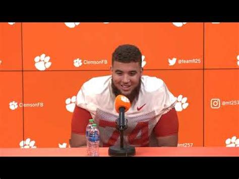 Marcus Tate Spring Practice Interview YouTube