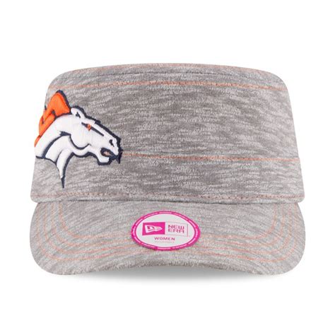 Women's New Era Gray Denver Broncos Team Mist Military Adjustable Hat ...