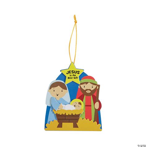 Jesus T Ornament Craft Kit Makes 12