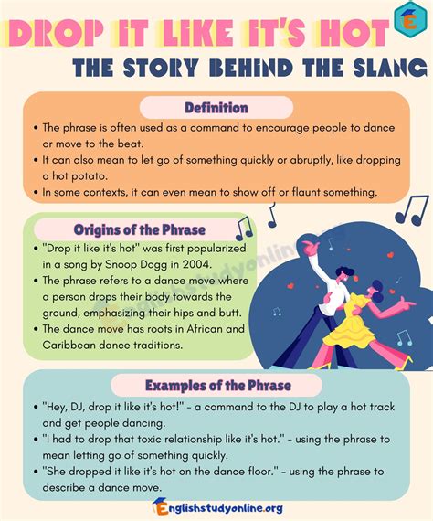 Drop It Like It S Hot Meaning What Does It Mean English Study Online