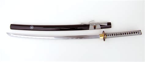 Samurai Katana "Ninjutsu", handgefertigt mit Katana-Ständer, www ...