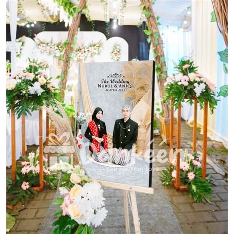 Jual Cetak Foto Prewedding Jumbo Bingkai Blok Ukuran X Cm Shopee