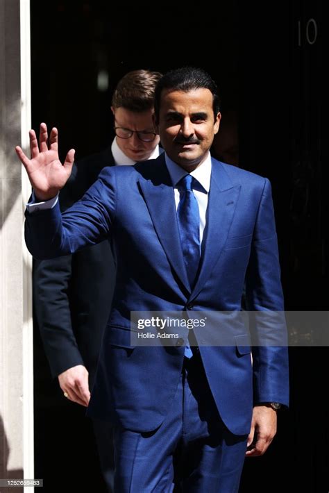 The Emir Of Qatar Sheikh Tamim Ibn Hamad Al Thani Leaves After