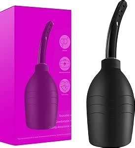 Amazon 10 Oz Black Silicone Enema Bulb Kit 10 Oz Clean Anal Douche For Men Women Black