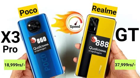 Realme GT Vs Poco X3 Pro Speedtest Ram Management Comparison Mid Range