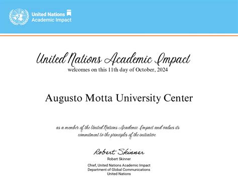 Unisuam Se Torna Membro Da Iniciativa United Nations Academic Impact