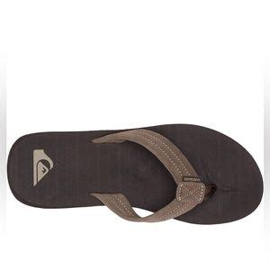 Quiksilver | Shoes | Quiksilver Mens Carver Suede Sandals Beach Flip ...