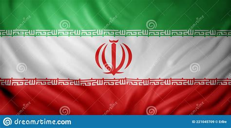 Iran 3d Flag Stock Illustration Illustration Of Iran 221045709