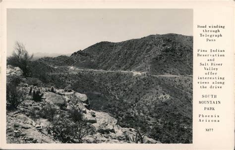 South Mountain Park Phoenix, AZ Postcard