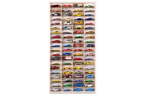 PÓŁKA PIONOWA NA RESORAKI AUTKA 80 MIEJSC DREWNIANA HOT WHEELS ORGANIZER 5905723204962 Cena