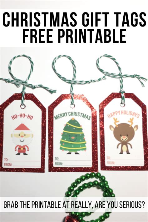 Christmas Gift Tag Printable | Christmas gift tags printable, Free ...