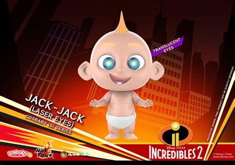 Hot Toys Cosb Incredibles Cosbaby S Series Jack Jack Laser Eyes Cosbaby S