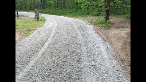 New Gravel Driveway Youtube