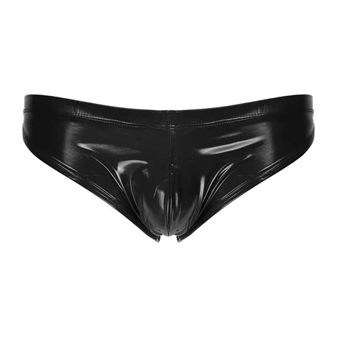 Buy Men S Shiny Metallic G String Thong T Back Sissy Panties Bulge Pouch Bikini Briefs Underwear