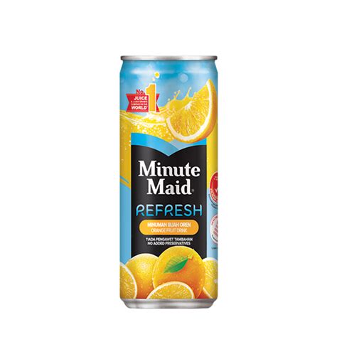 Minute Maid Refresh Varieties And Nutrition Facts Coca Cola Sg