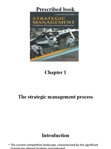 Chapter 1 Strategic Management Process Pdf Strategic Management