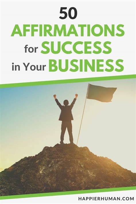 50 Affirmations For Success In Your Business Happier Human