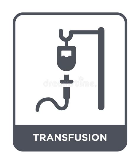 Transfusion Icon In Trendy Design Style Transfusion Icon Isolated On