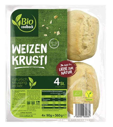 Bio Coolback Weizenkrusti 360g Von Edeka24 Ansehen