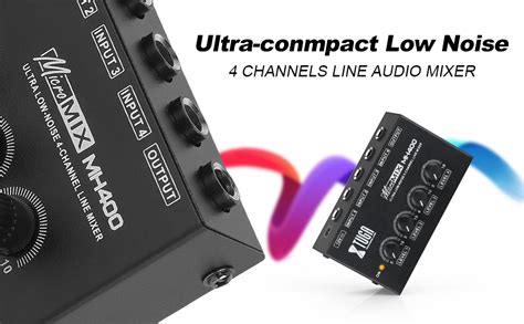 Amazon Xtuga Mh Sound Mixer Ultra Compact Low Noise Channels