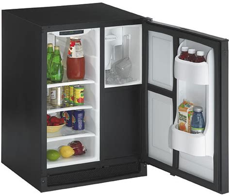 U Line Uclrco2175b00 24 Inch Combo Clear Ice Makerrefrigerator With 25 Cu Ft Refrigerator