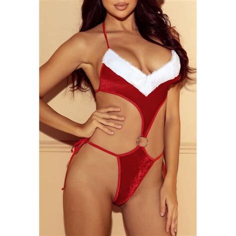 Ootday Body En Dentelle Ensemble Lingerie Lc Rouge Blancdentelle