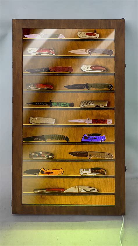 Knife Display Case Pocket Knive Display Case Pocket Knife Etsy