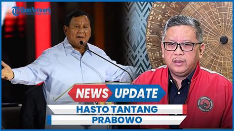 Hasto Tantang Prabowo Ikuti Langkah Mahfud Md Mundur Dari Kabinet