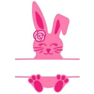 Silhouette Design Store Easter Bunny Girl Silhouette Design Design