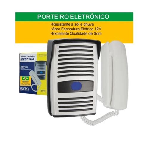 Kit Interfone Residencial Porteiro Eletr Nico Monofone Ecp Submarino